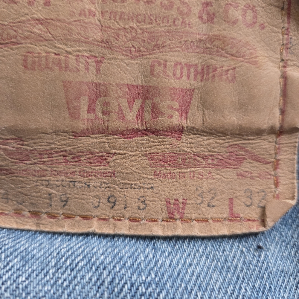 Levi's Men's Vintage Orange Tag Denim Jeans - Classic Fit 32 X 32.
